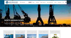 Desktop Screenshot of northaegeanslops.gr